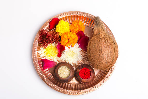 Rahu Ketu Shanti Puja Ritual Down View